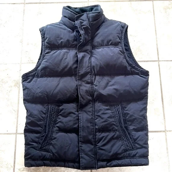 Abercrombie Fitch Summit Rock Down Filled Puffer Vest Excellent Condition  🏔️